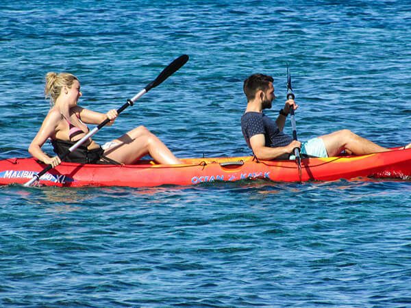 Make Sea Paddling Easy and Much More Enjoyable. Rent A Double Kayak!